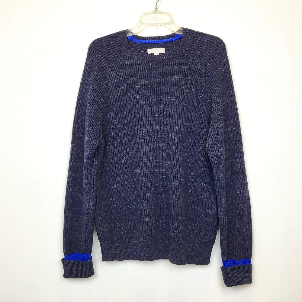 Boden Men's Navy Blue Cotton Pullover Sweater, Size Medium, GUC